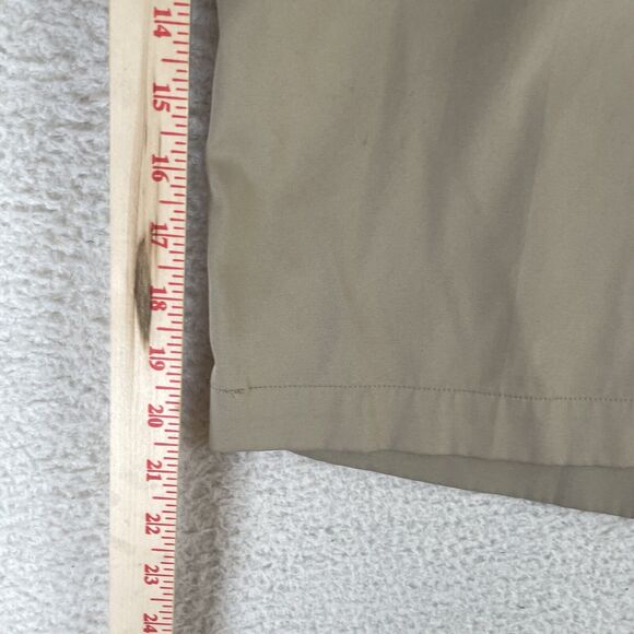 Nike Golf Shorts Mens Sz 34 Dri-Fit Khaki Beige Bone Tech Chino Stretch - Picture 7 of 16